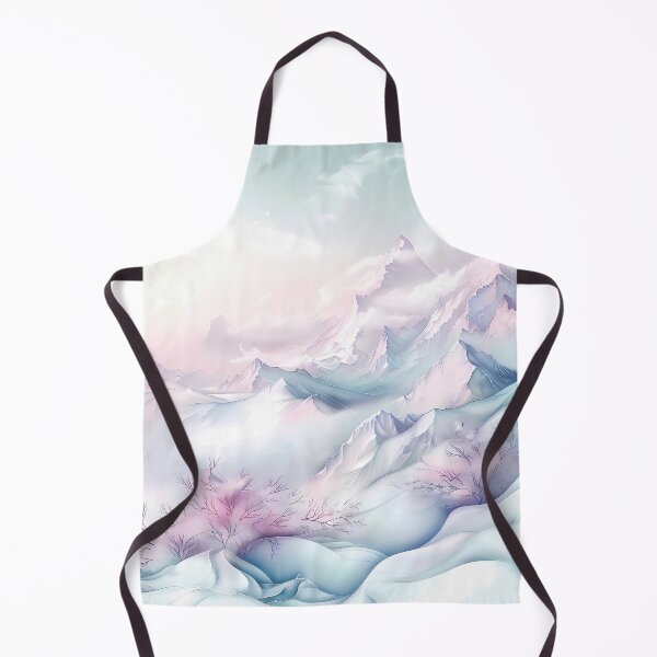 Item preview, Winter landscape. Mountains covered with snow. Pastel colors. designed and sold by MagelliShop.