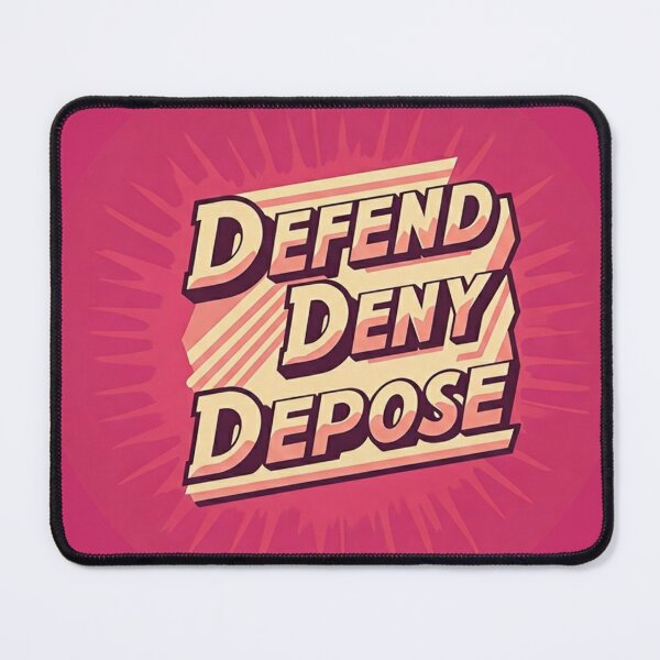 Item preview, Defend Deny Depose designed and sold by andyactstoo.