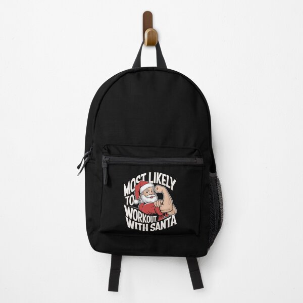Item preview, Most Likely To Workout With Santa - Bodybuilding Christmas designed and sold by GRABAPSHOP.