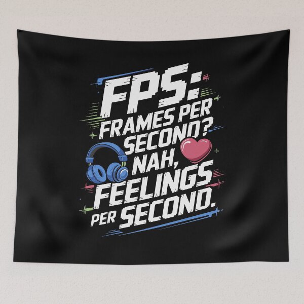 Item preview, FPS Inspired Design with Headphones and Heart designed and sold by InsanseCreation.