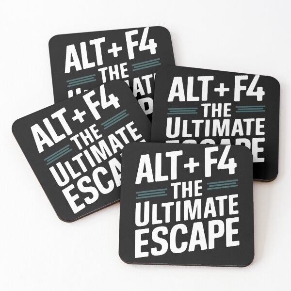 Item preview, Funny ALT + F4 Escape Keyboard Humor designed and sold by InsanseCreation.