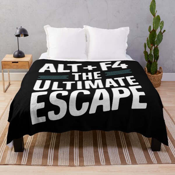 Item preview, Funny ALT + F4 Escape Keyboard Humor designed and sold by InsanseCreation.