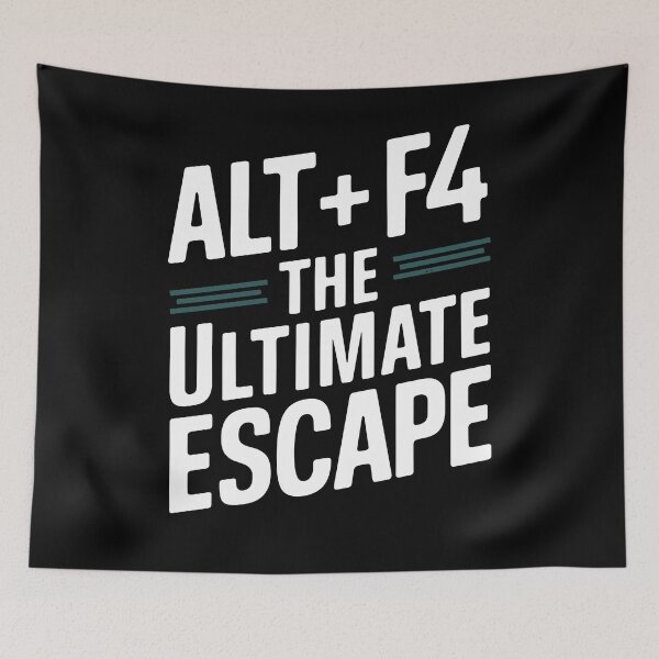 Item preview, Funny ALT + F4 Escape Keyboard Humor designed and sold by InsanseCreation.