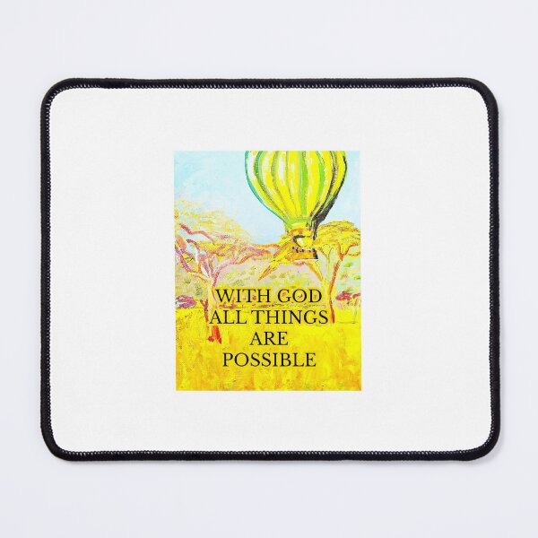 Item preview, With God all things are possible designed and sold by KarenHawkes3.