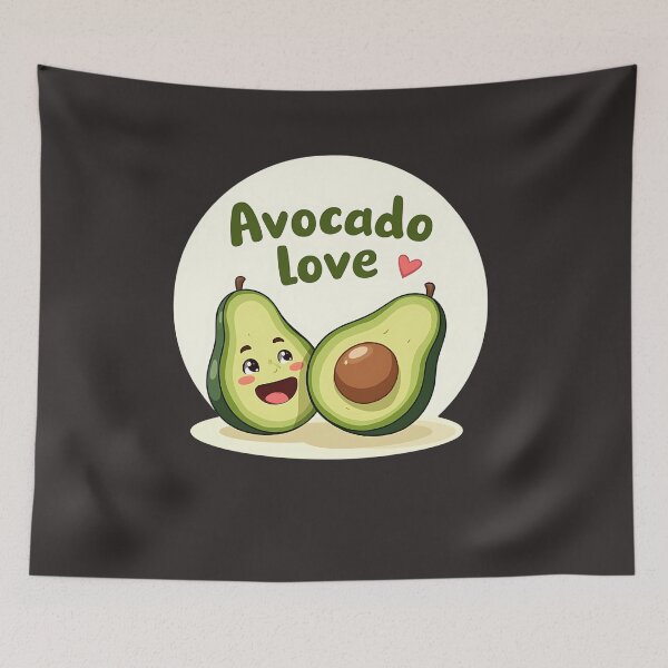Item preview, Avocado Love:Cute Avocado  designed and sold by BornBorn.