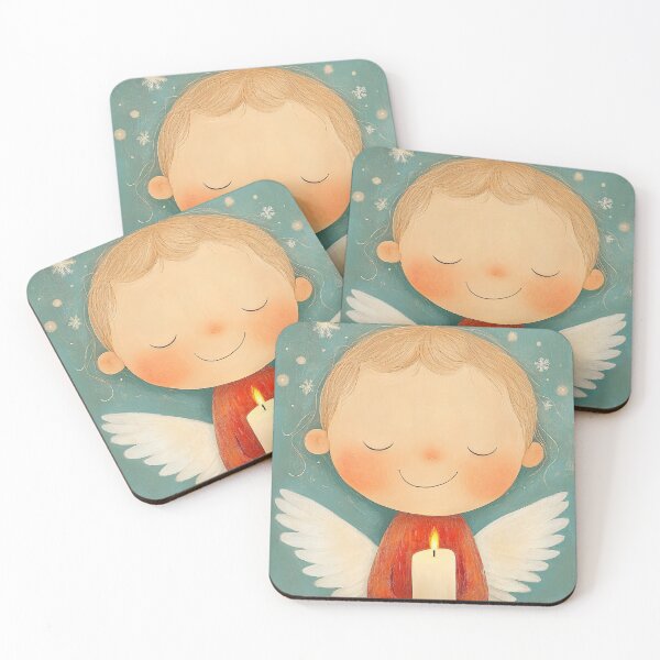 Item preview, Little Christmas Angel with Candlelight designed and sold by MindKunst.