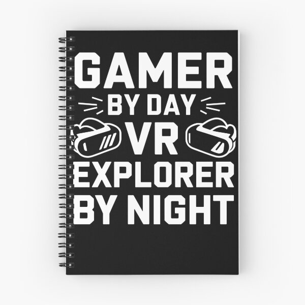 Item preview, Gamer By Day VR Explorer By Night designed and sold by InsanseCreation.