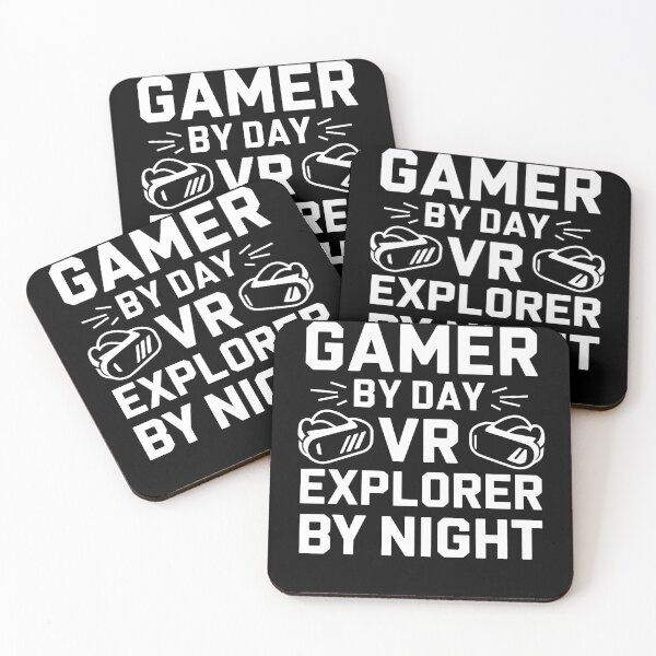 Item preview, Gamer By Day VR Explorer By Night designed and sold by InsanseCreation.