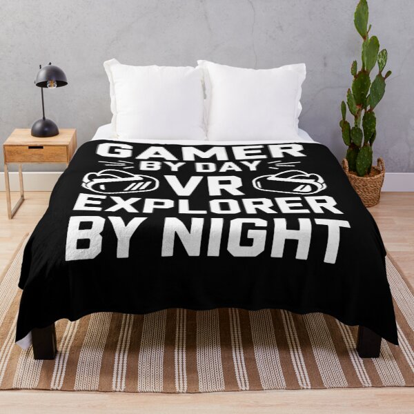 Item preview, Gamer By Day VR Explorer By Night designed and sold by InsanseCreation.