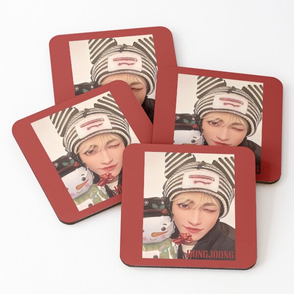 Item preview, Ateez Christmas Selfie Hongjoong 1 designed and sold by LiveKpop.