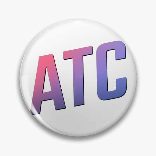Item preview, ATC12 Logo: Wordmark Pink/Blue Shadow designed and sold by Logan McKinzie.