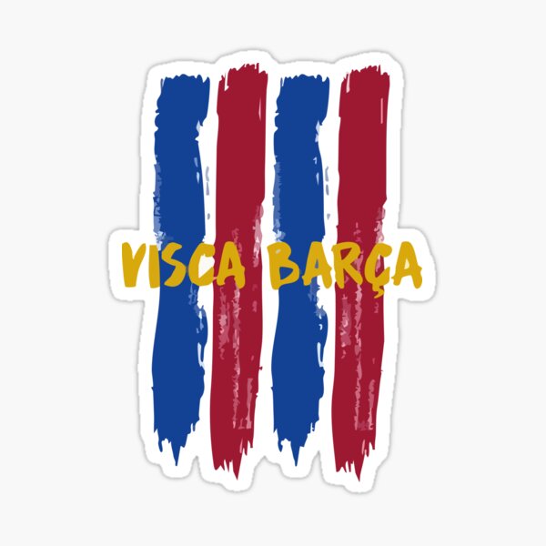 Vista previa del artículo con la obra «visca barça», diseñado y vendido por OceanStudio224.