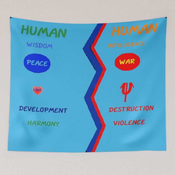 Item preview, Peace versus War Artwork  designed and sold by 3triadstore.