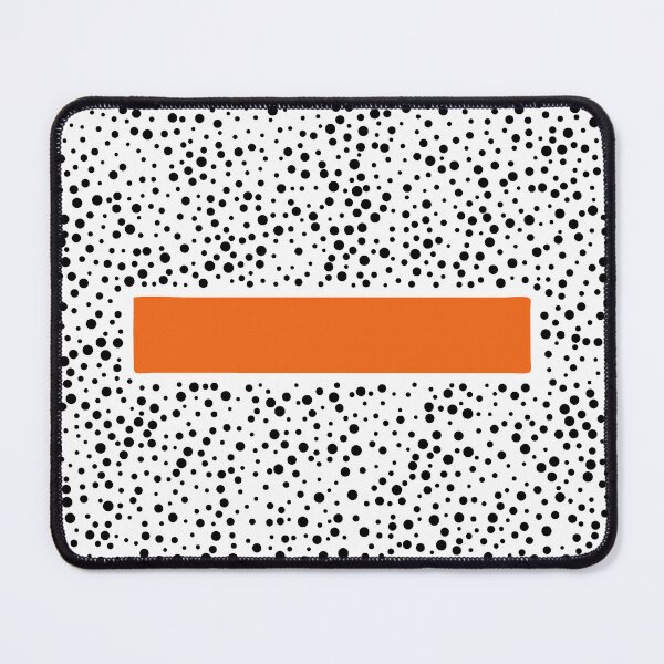 Item preview, Orange Rectangle in a Field of Dots designed and sold by CoreMinimal.