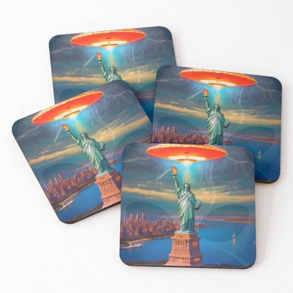 Item preview, UFO 6 Retro ALTERNATE designed and sold by RedBluffTraders.
