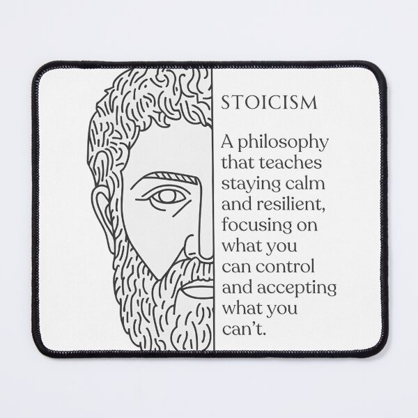 Item preview, Stoicism Definition Stoic Philosophy Marcus Aurelius Illustration designed and sold by HowToCanadian.