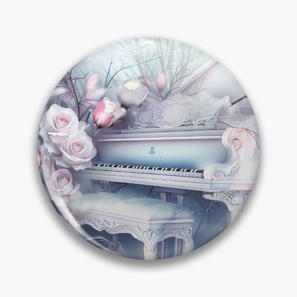 Item preview, Winter landscape.Piano in the snow.Flowers on the piano.Pastel colors.Retro. designed and sold by MagelliShop.