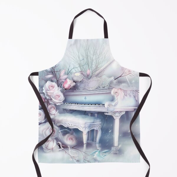 Item preview, Winter landscape.Piano in the snow.Flowers on the piano.Pastel colors.Retro. designed and sold by MagelliShop.