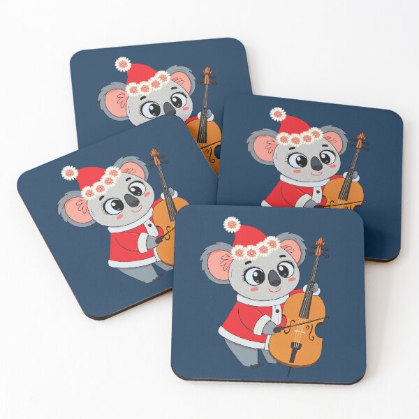 Item preview, CUTE CHRISTMAS KOALA -  KOALA  PLAYING ON CELLO designed and sold by Gihan-Design.