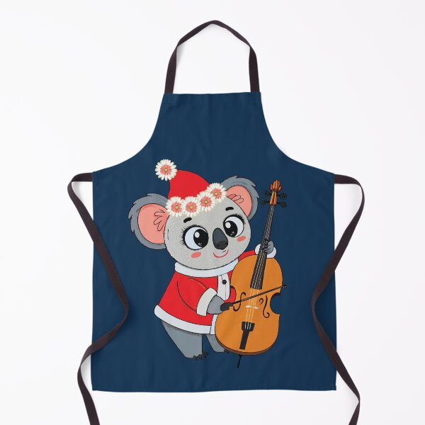 Item preview, CUTE CHRISTMAS KOALA - KOALA PLAYING ON CELLO designed and sold by Gihan-Design.