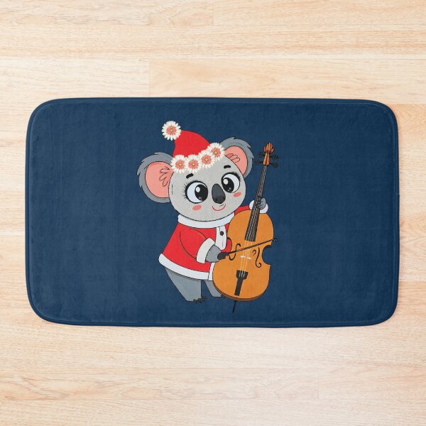 Item preview, CUTE CHRISTMAS KOALA -  KOALA  PLAYING ON CELLO designed and sold by Gihan-Design.