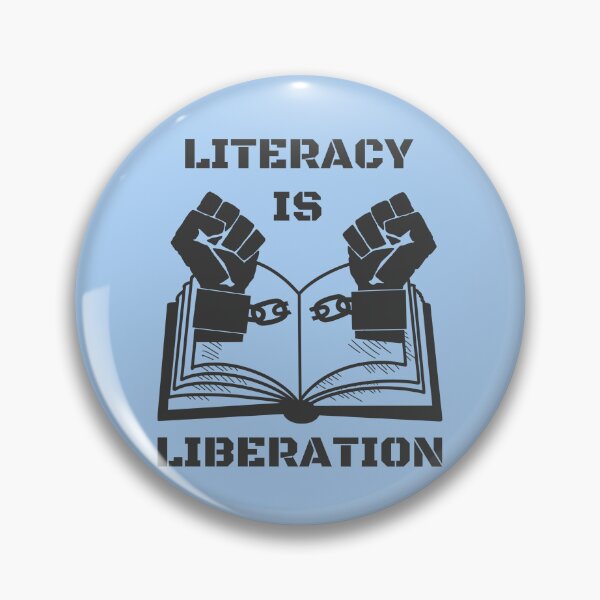 Item preview, Copy of Literacy is Liberation Black designed and sold by LibraryFriends.