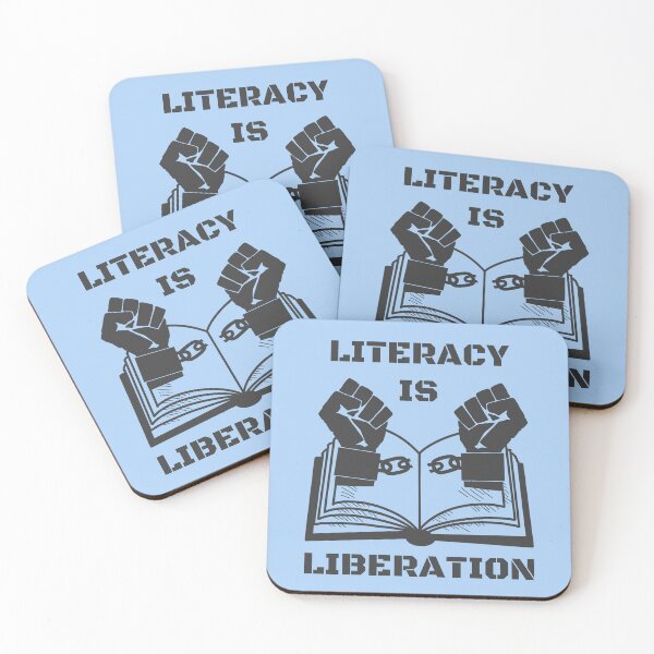 Item preview, Copy of Literacy is Liberation Black designed and sold by LibraryFriends.