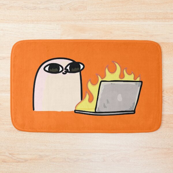 Item preview, computer burning funny designed and sold by OceanStudio224.
