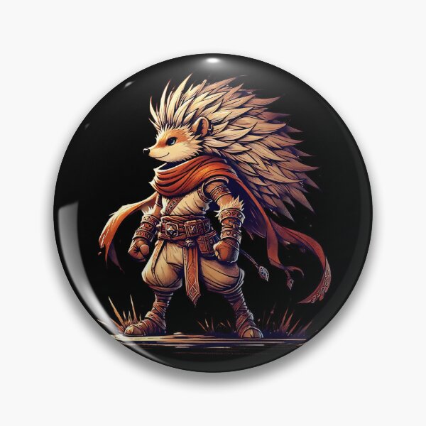 Item preview, Courageous hedgehog duskwalker designed and sold by Tiszert.