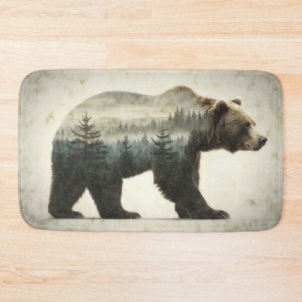 Item preview, Grizzly Bear Wilderness Art designed and sold by Skye Ryan-Evans.