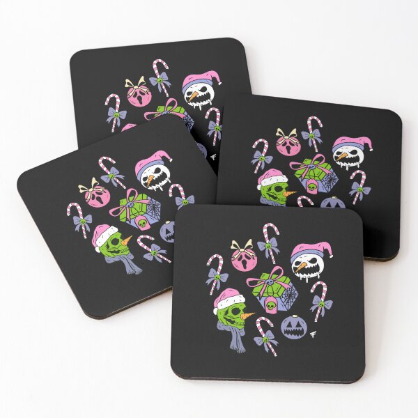 Item preview, Creepy Christmas - Black Background  designed and sold by The Abysmall.