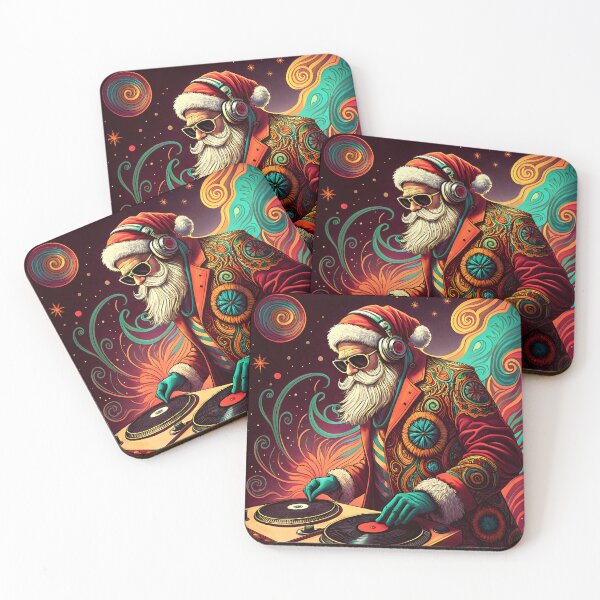 Item preview, Cool DJ Santa designed and sold by AhArtMe.