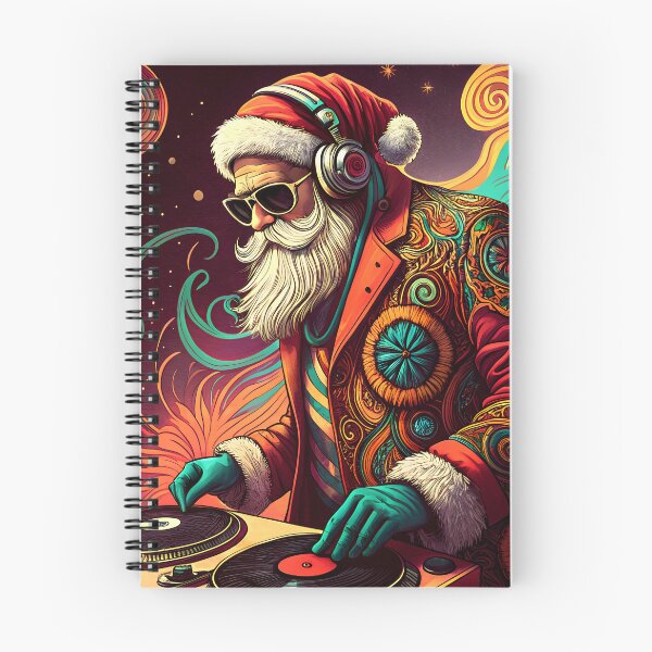 Item preview, Cool DJ Santa designed and sold by AhArtMe.