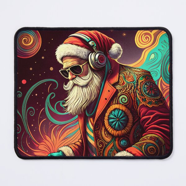 Item preview, Cool DJ Santa designed and sold by AhArtMe.