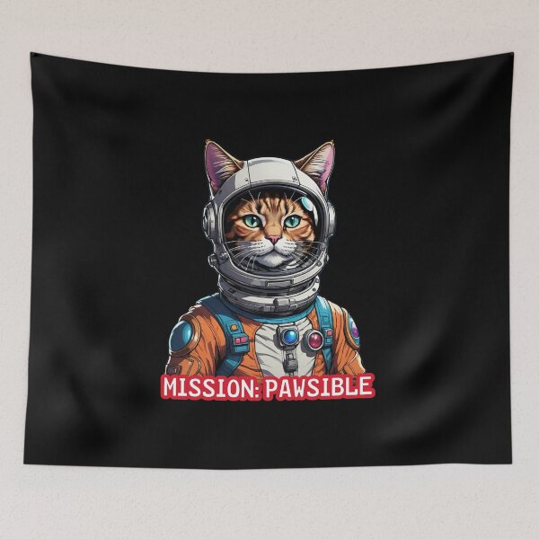 Item preview, Mission: Pawsible  | Astronaut Cat designed and sold by Whisky1111.