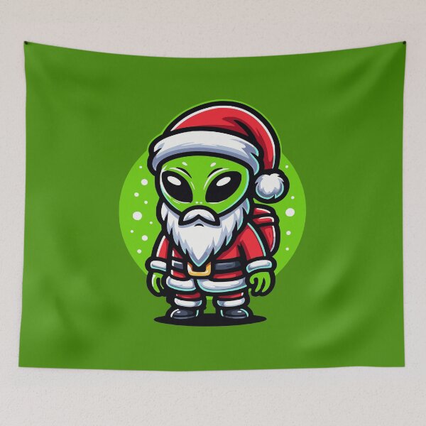Item preview, Santa Alien designed and sold by roswellboutique.