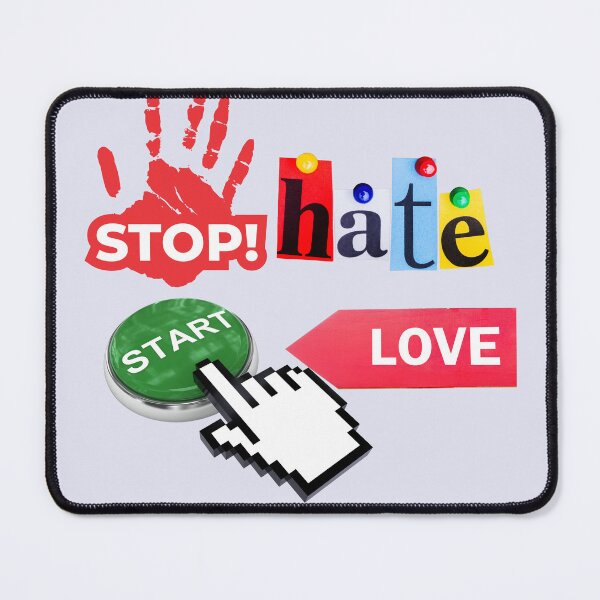 Item preview, Stop hate, start love. designed and sold by  ViralVisionsCreating .
