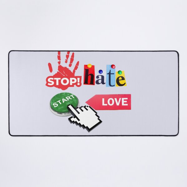 Item preview, Stop hate, start love. designed and sold by  ViralVisionsCreating .