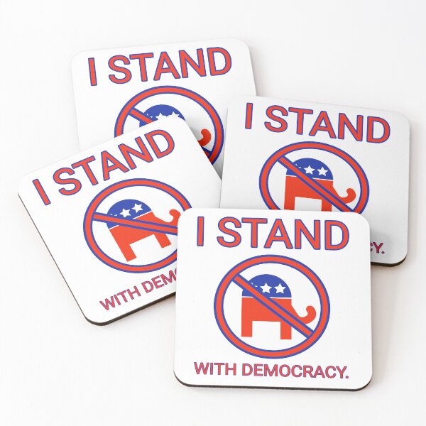 Item preview, I stand with democracy  designed and sold by Rachel the Artist .