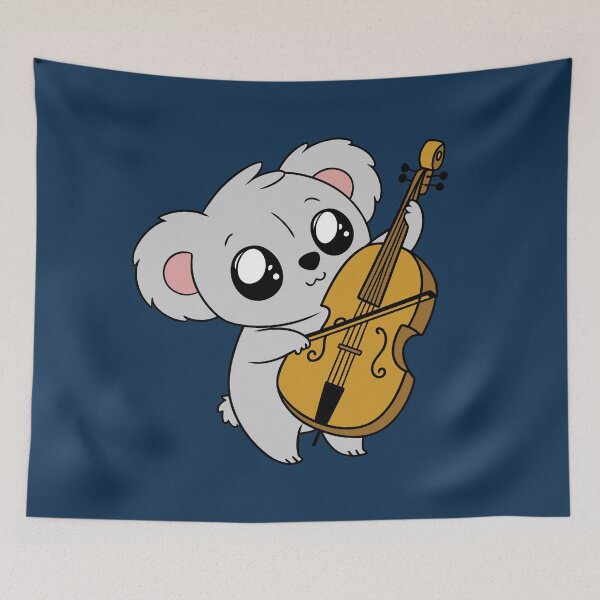 Item preview,  CUTE KOALA  PLAYING ON CELLO - MUSICAL KOALA designed and sold by Gihan-Design.