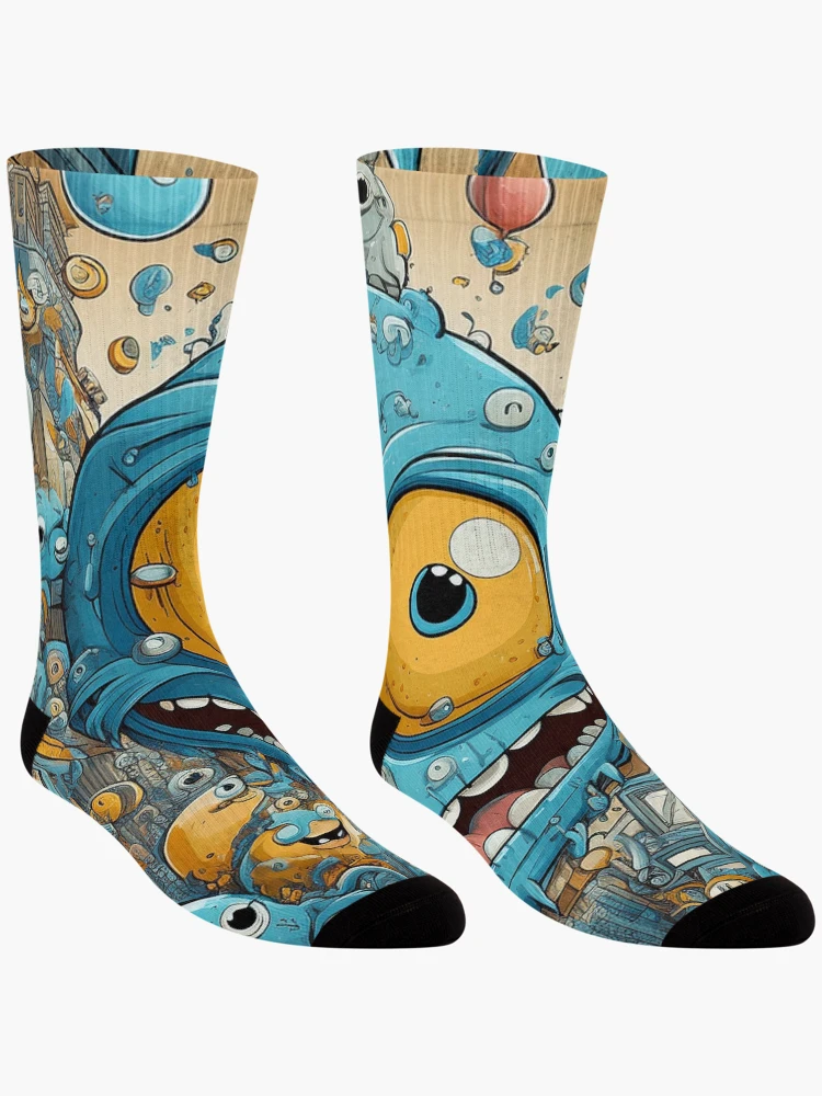 Thumbnail 3 of 5, Socks, Laughter designed and sold by Raloel Art.