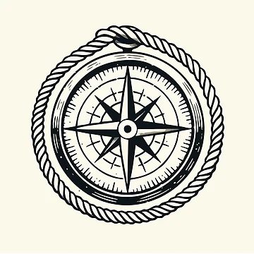 Artwork thumbnail, Compass by OceanStudio224