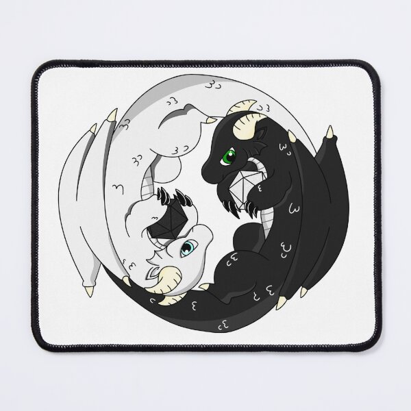 Item preview, Yin Yang D20 Dragons designed and sold by MysticWorkshop.