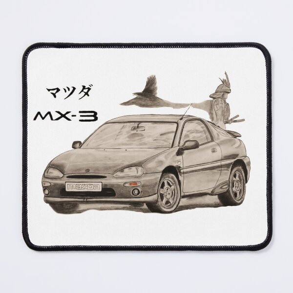 Item preview, Mazda mx-3 with samurai designed and sold by WisniaRysuje.