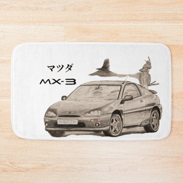 Item preview, Mazda mx-3 with samurai designed and sold by WisniaRysuje.