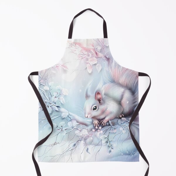 Item preview,  Squirrel on a snow-covered branch.Winter landscape.Pastel colors. designed and sold by MagelliShop.