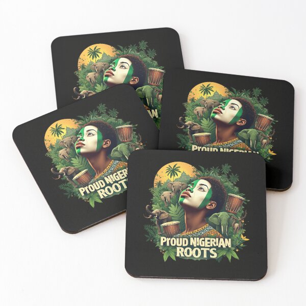 Item preview, Proud Nigerian Roots Black History Month, Nigeria designed and sold by Imaginarium Design.