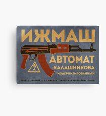 AK-47 (Blue) Leinwanddruck