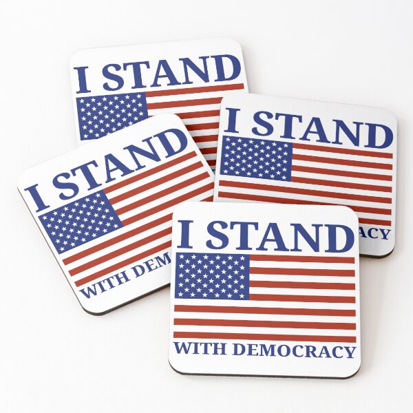 Item preview, I stand with democracy  designed and sold by Rachel the Artist .