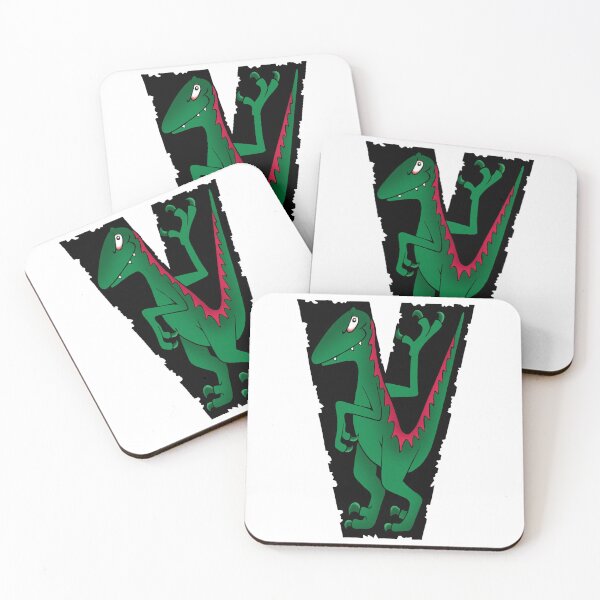 Item preview, Letter V Velociraptor designed and sold by alphatoons.